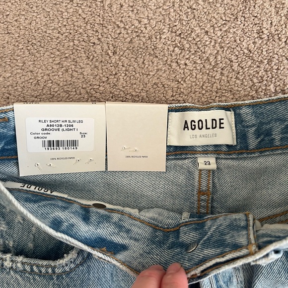 Agolde Riley Shorts - Picture 3 of 6